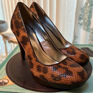Style&co. Brown Snakeskin Heels